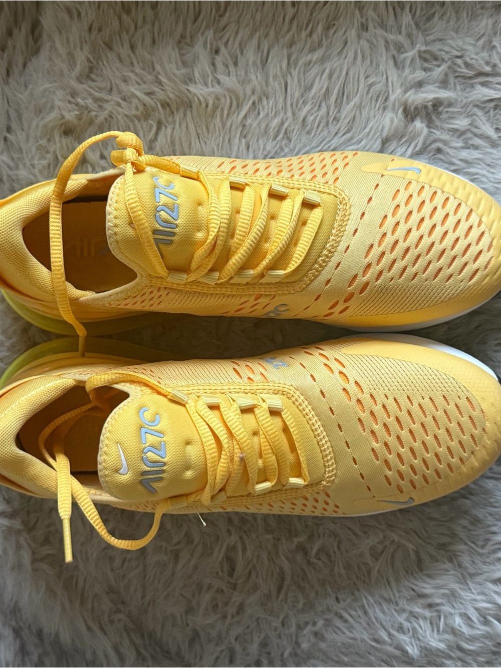 Super Rare Nike Women’s Yellow Air Max 270 - Picture 5 of 9